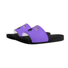 Load image into Gallery viewer, MG Black Mens Slide Shoes - Majestic Gang
