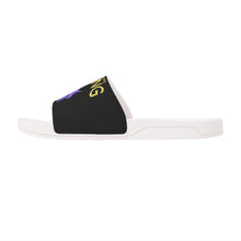 Load image into Gallery viewer, MG Black Mens Slide Shoes - Majestic Gang
