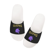 Load image into Gallery viewer, MG Black Mens Slide Shoes - Majestic Gang

