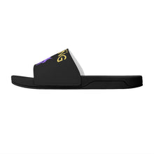 Load image into Gallery viewer, MG Black Mens Slide Shoes - Majestic Gang
