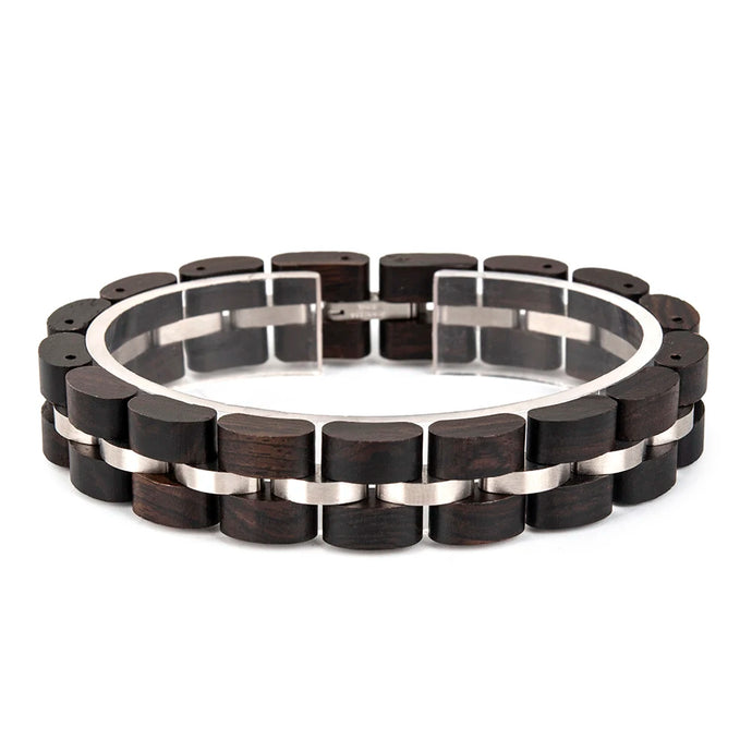 HYDAISHYDE Resonance Wooden Bracelet – Natural Harmony Edition  Description