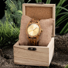 Load image into Gallery viewer, HYDAISHYDE Elemental Quartz Wooden Watch – Men’s Collection
