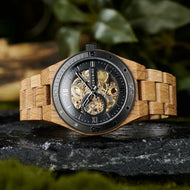 HYDAISHYDE Resonance Mechanical Wooden Watch – Men’s Collection